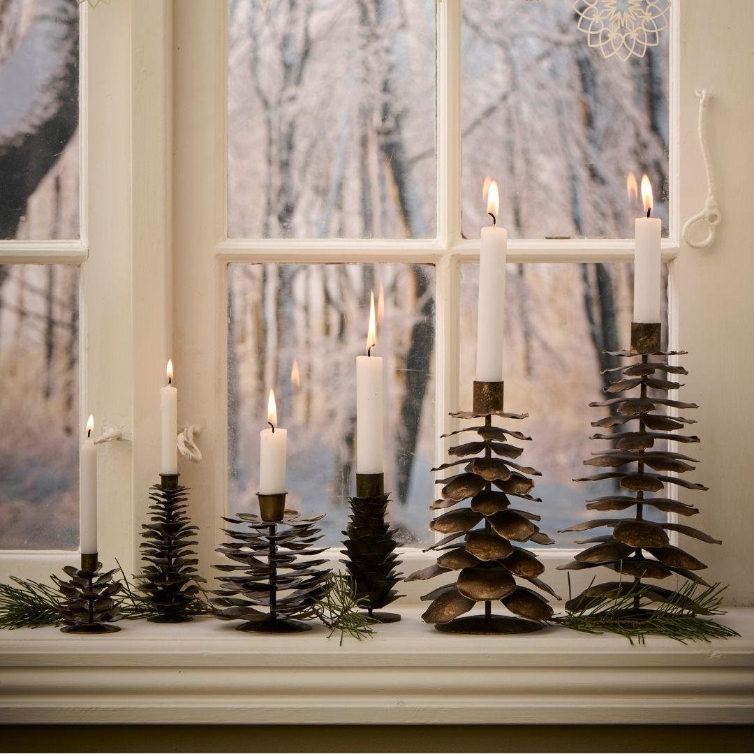 Pine Cone Candle Holder - WowCornwall