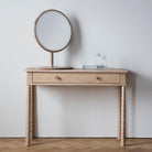 Winnard Dressing Mirror in Oak & Black - WowCornwall