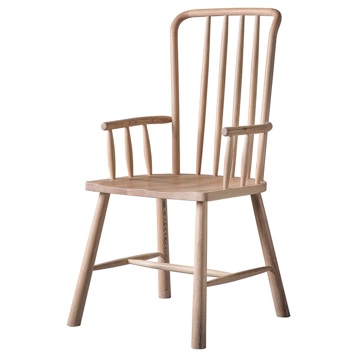 Winnard Carver Dining Chair 535x555x1045mm (2pk) - WowCornwall