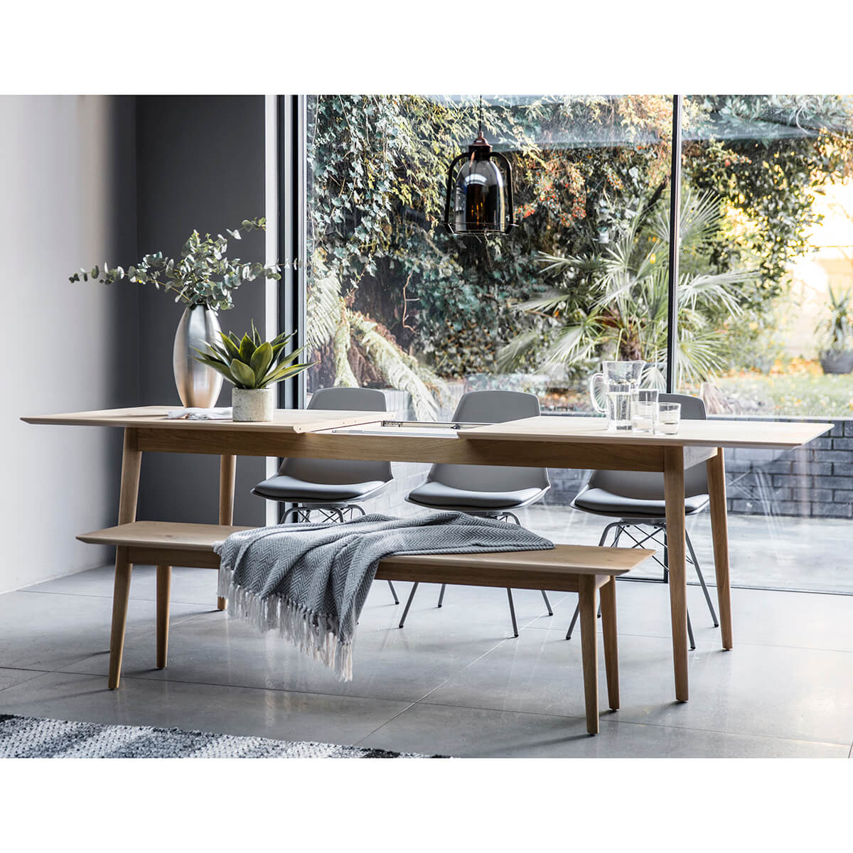 Ives Extending Dining Table 2000/2520x900x760mm - WowCornwall