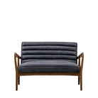 Datsun 2 Seater Sofa Antique Ebony - WowCornwall