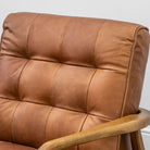 Humber Armchair Vintage Brown Leather - WowCornwall