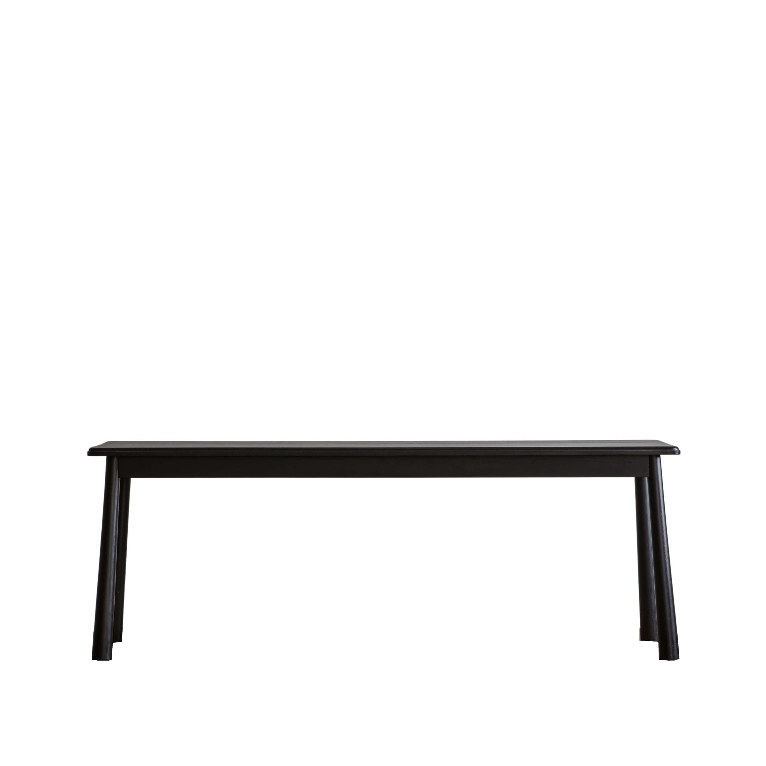 Winnard Dining Bench Black 1300x360x460mm - WowCornwall