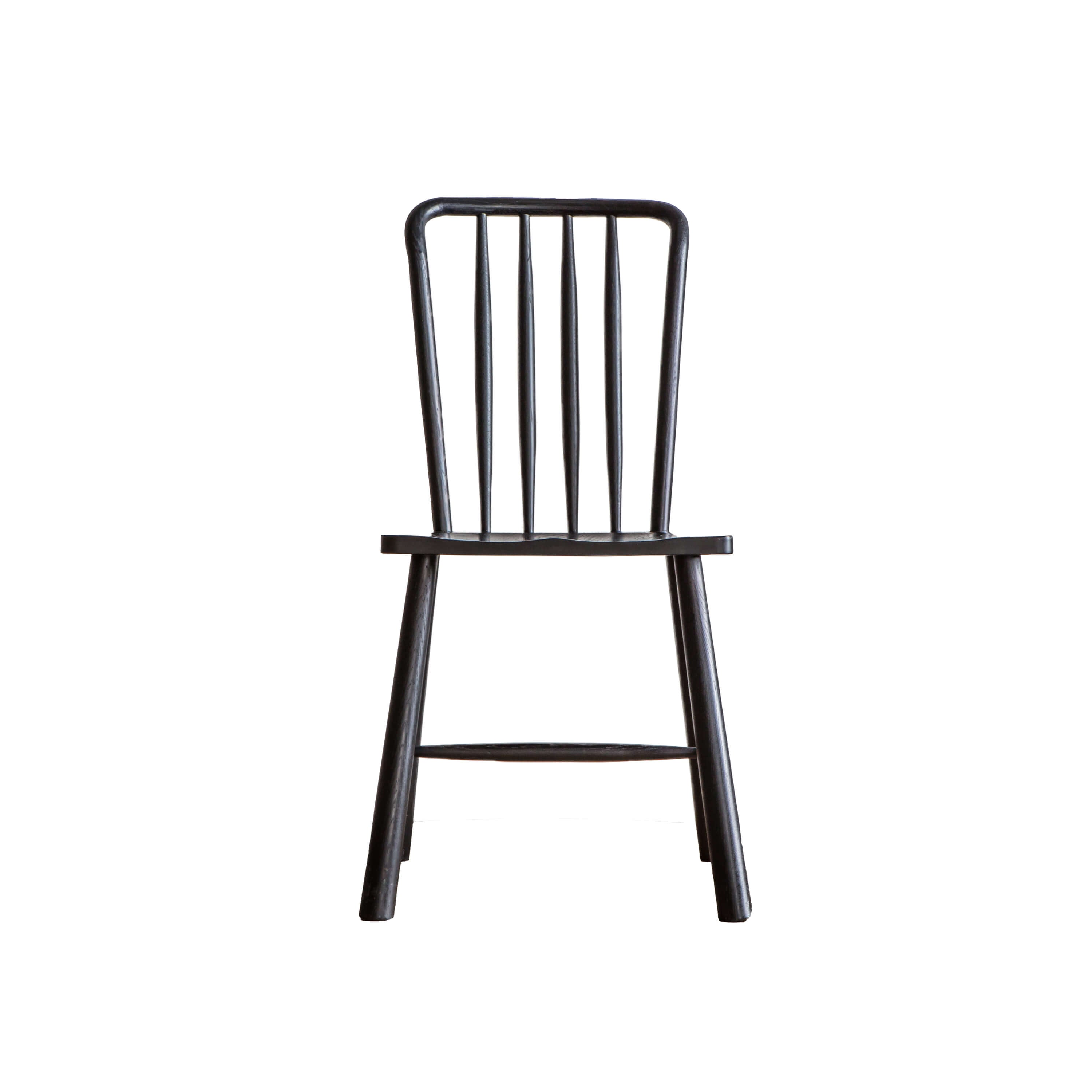 Winnard Dining Chair Black 450x455x920mm (2pk) - WowCornwall