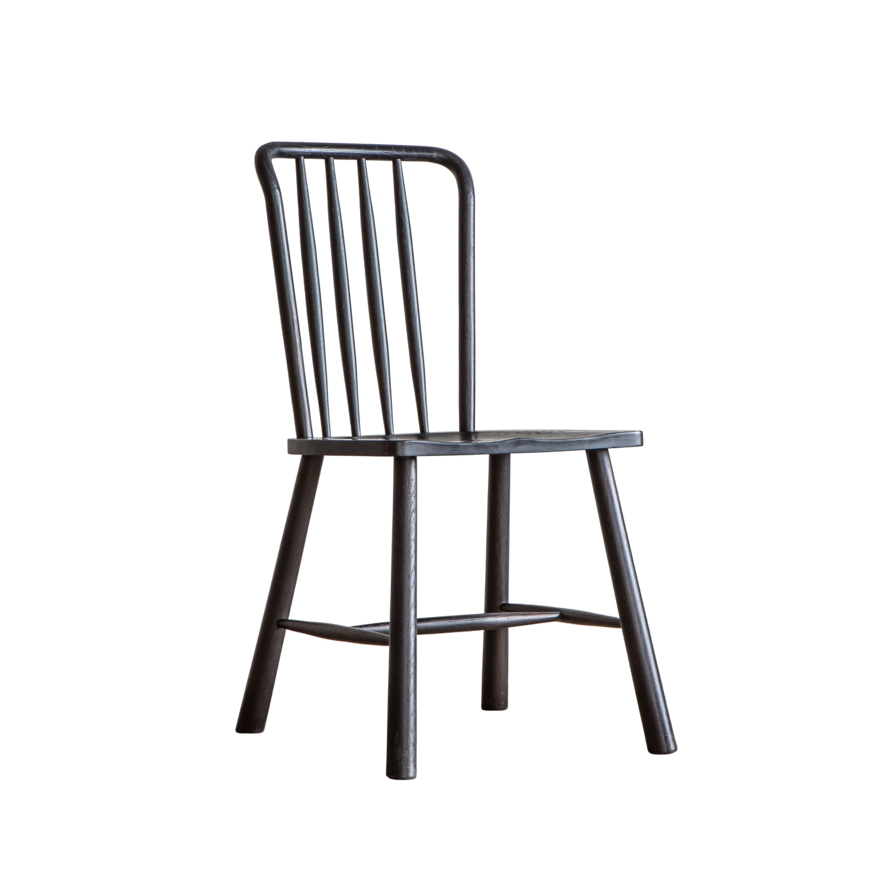 Winnard Dining Chair Black 450x455x920mm (2pk) - WowCornwall