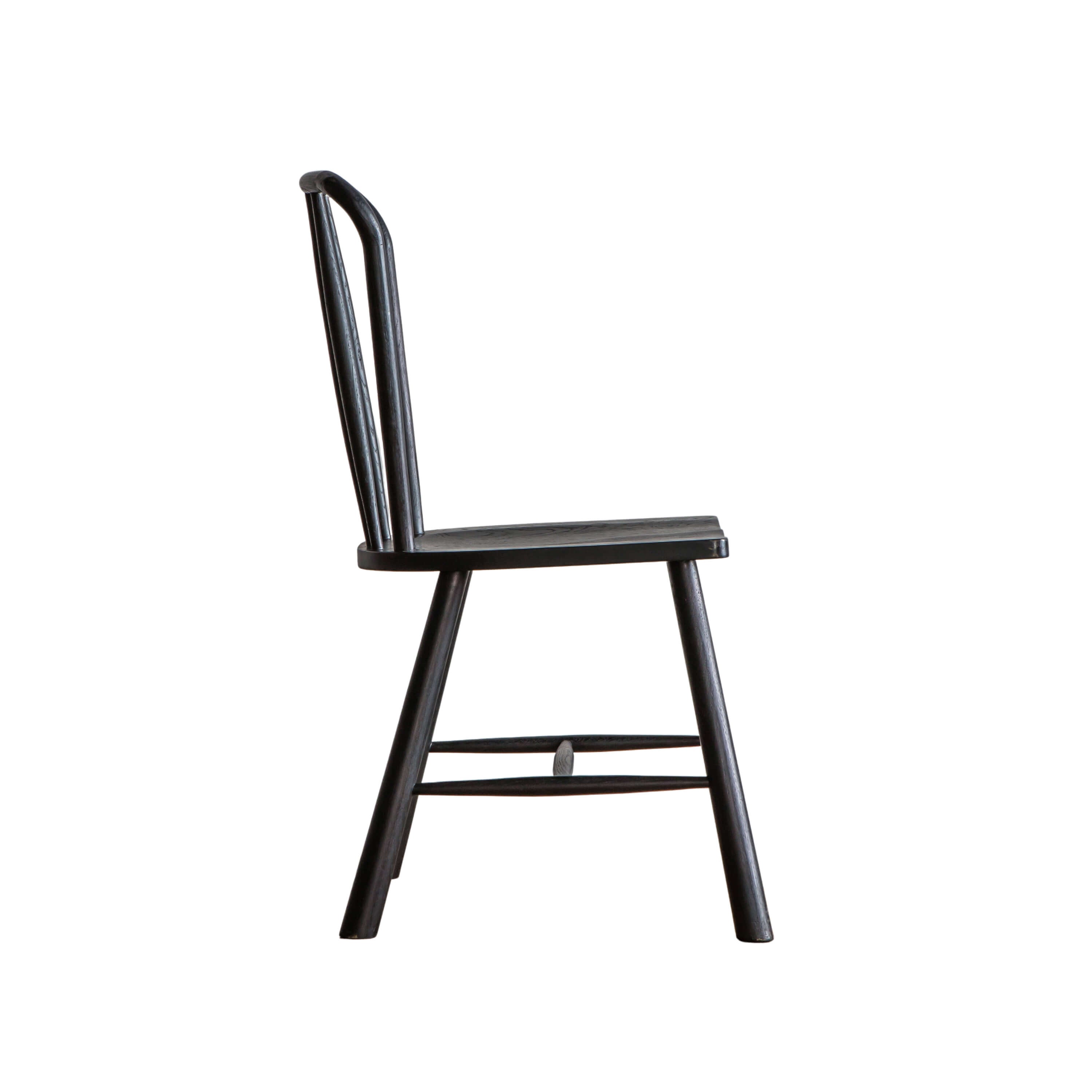 Winnard Dining Chair Black 450x455x920mm (2pk) - WowCornwall