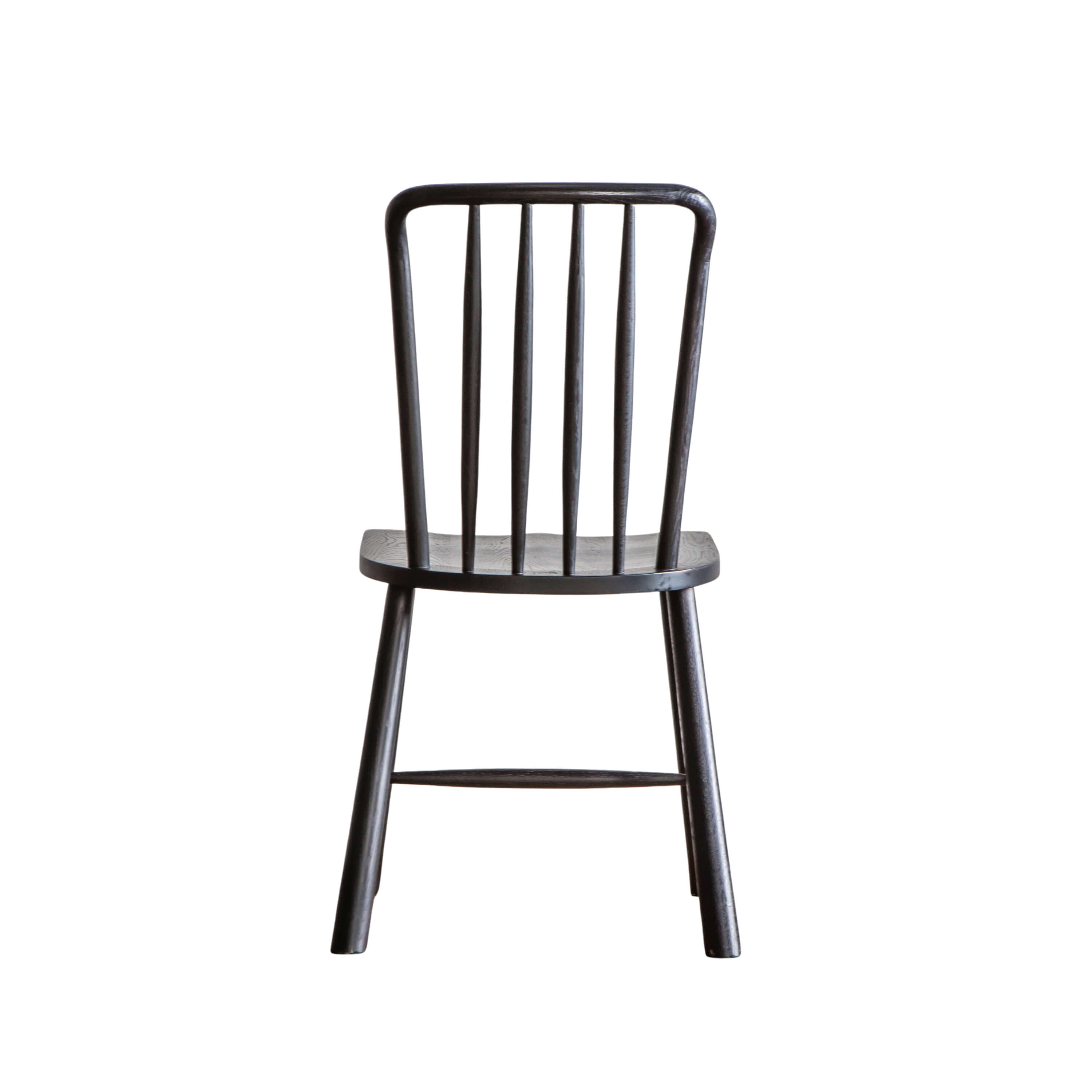 Winnard Dining Chair Black 450x455x920mm (2pk) - WowCornwall