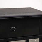 Winnard Dressing Table w Drwr Black 1100x400x800mm - WowCornwall