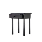 Winnard 1 Drawer Bedside Black 500x400x635mm - WowCornwall