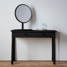 Winnard Dressing Mirror in Oak & Black - WowCornwall