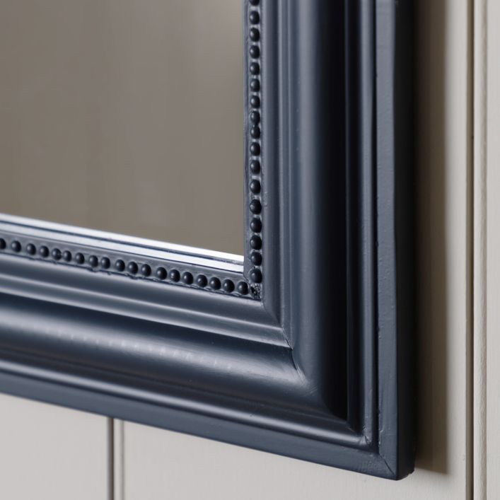 Sherwood Overmantle Mirror in lead or stone (w)940mm x (d)30mm x (h)940mm - WowCornwall