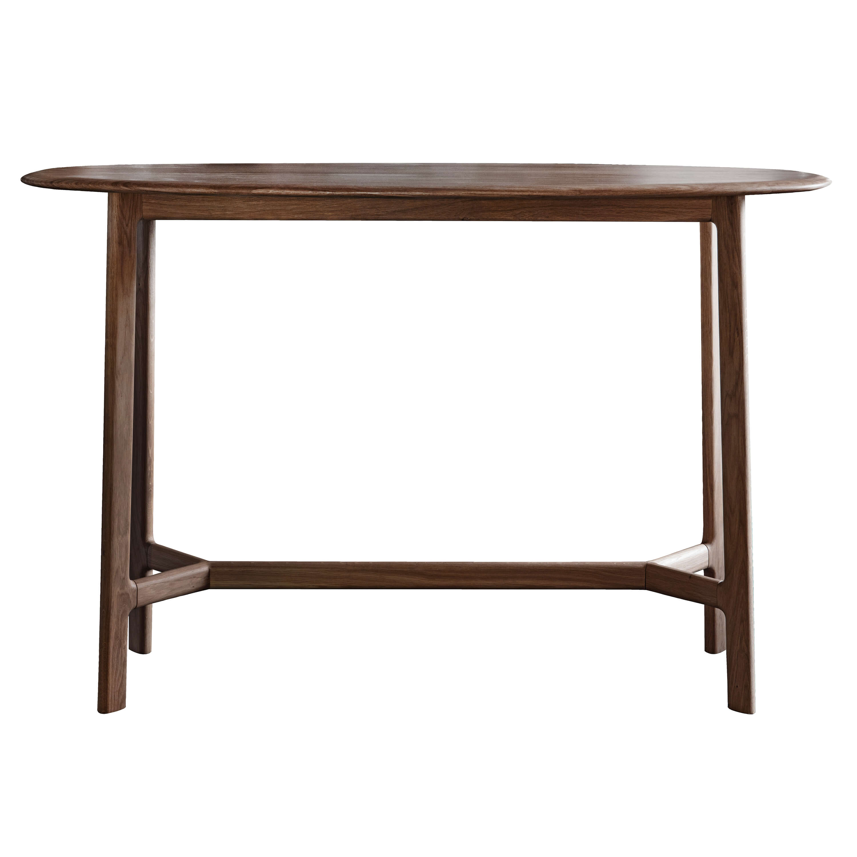 Mawes Console Table Walnut 1200x400x800mm - WowCornwall