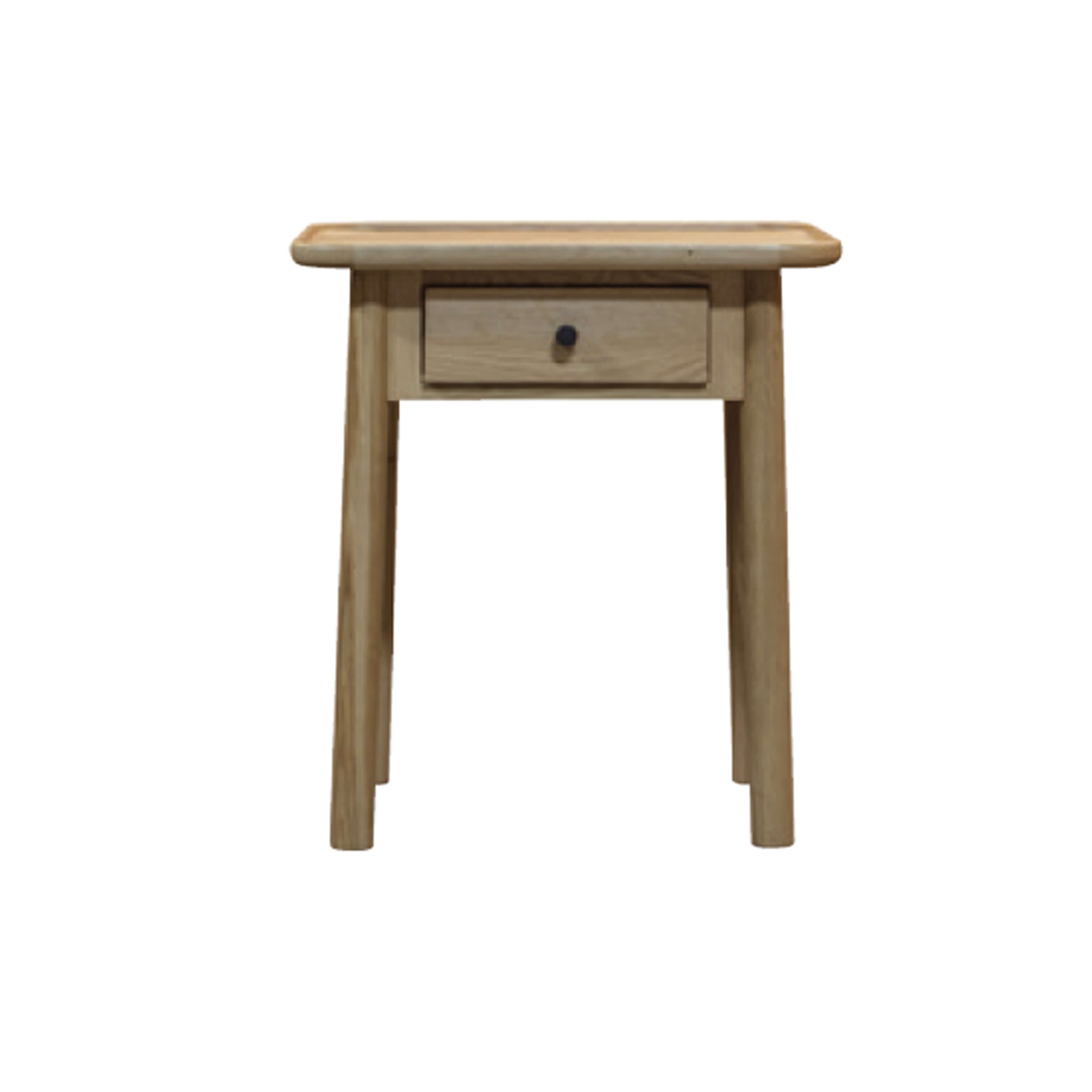 Lundy 1 Drawer Side Table 500x400x550mm - WowCornwall