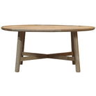 Lundy Round Coffee Table 900x900x400mm - WowCornwall