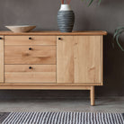 Lundy 2 Door 3 Drawer Sideboard 1500x450x710mm - WowCornwall