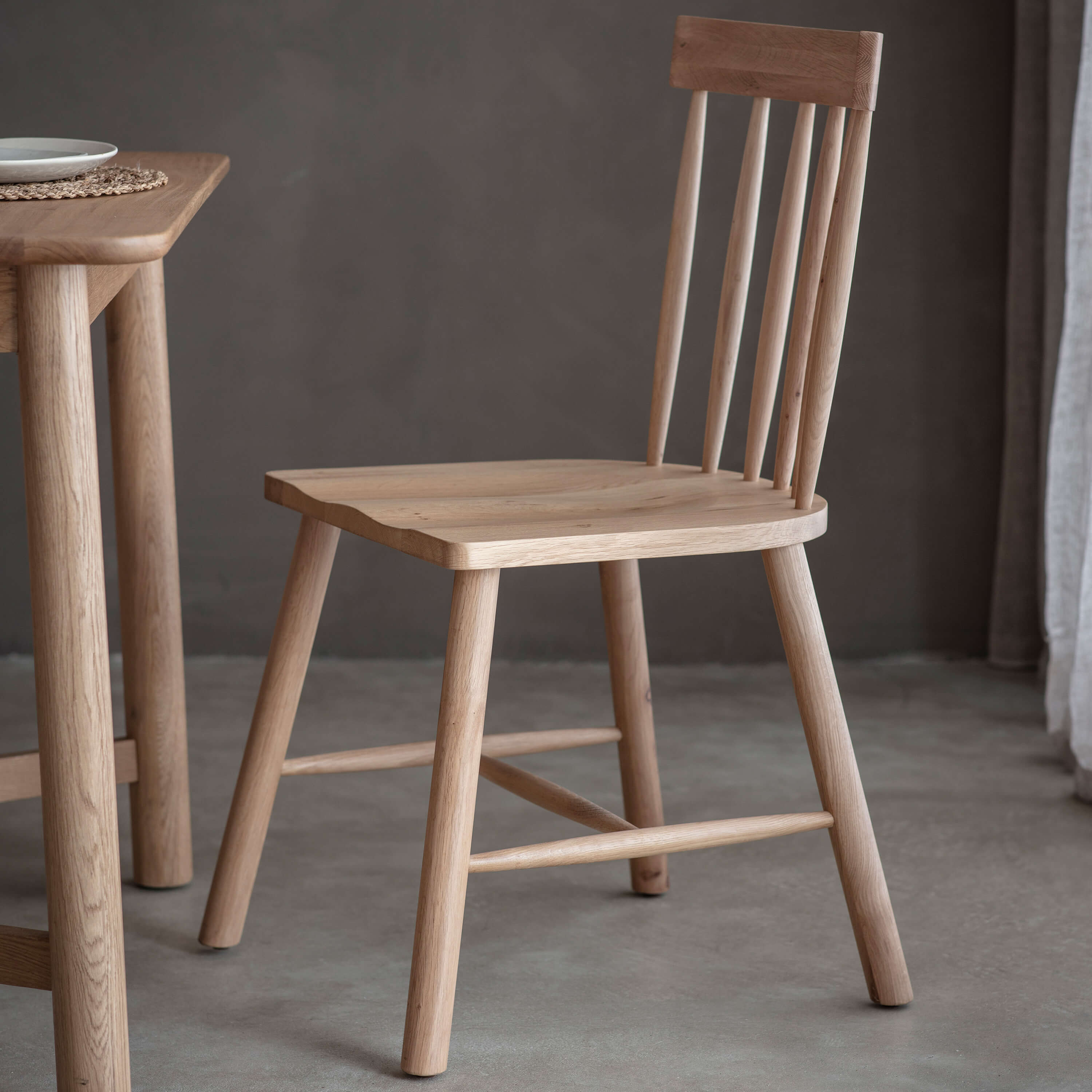 Lundy Dining Chair 500x520x920mm (2pk) - WowCornwall