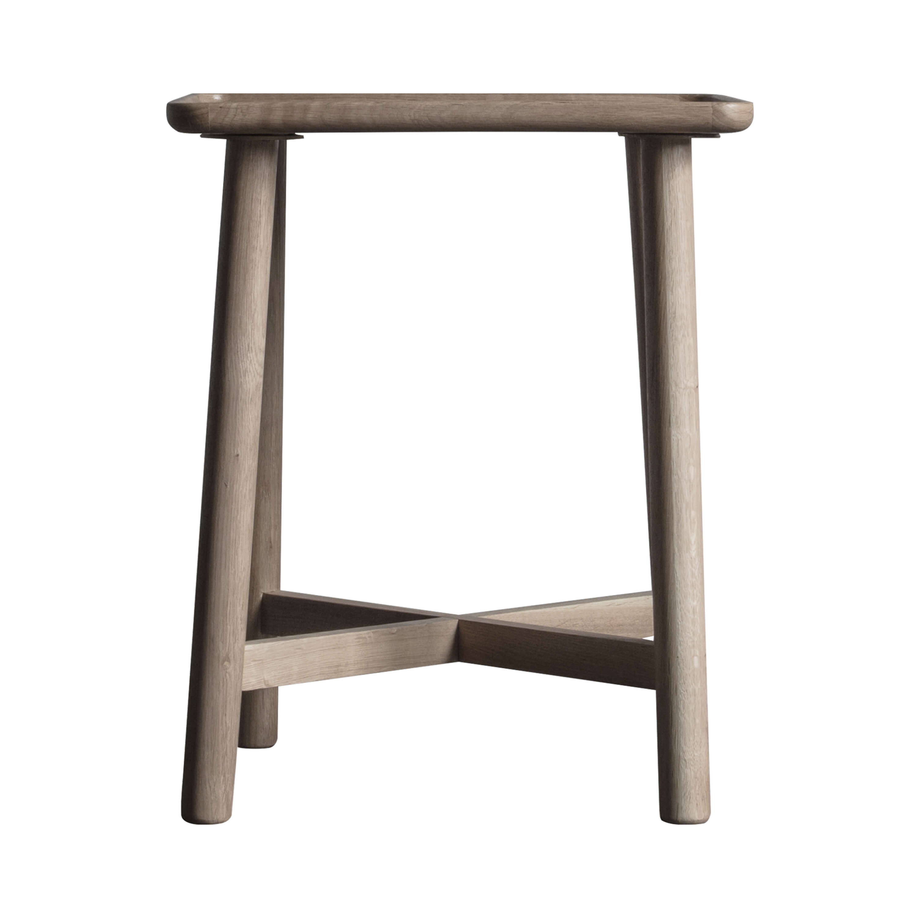 Lundy Side Table Grey 450x450x550mm - WowCornwall