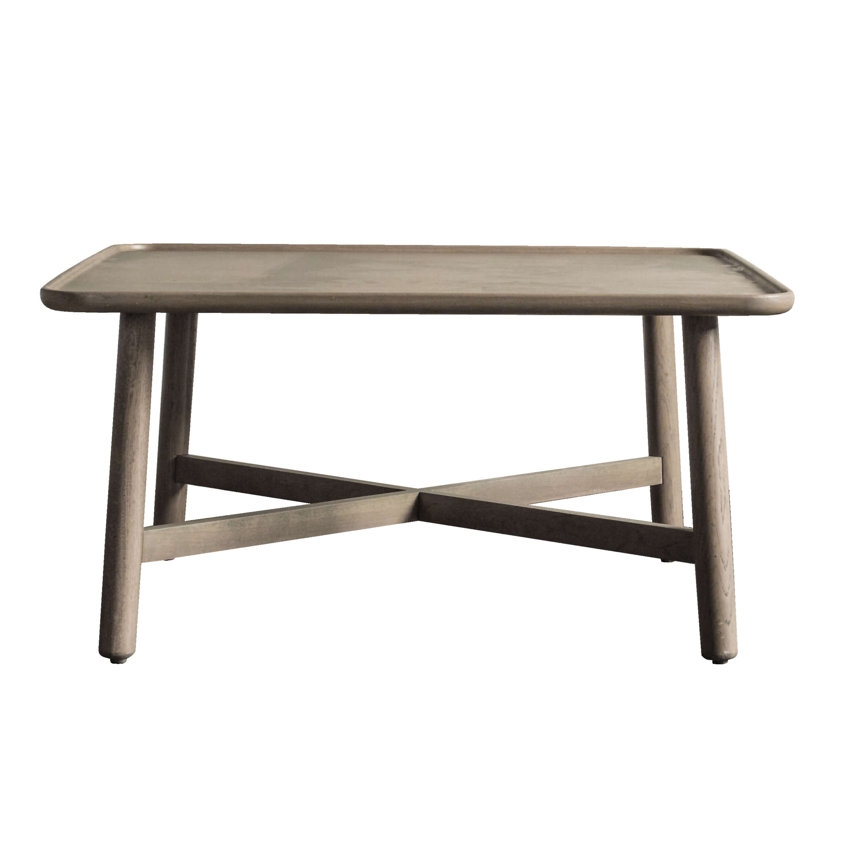 Lundy Square Coffee Table Grey 800x800x400mm - WowCornwall