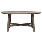 Lundy Round Coffee Table Grey 900x900x400mm - WowCornwall