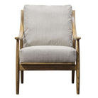 Reliant Armchair Natural Linen 620x830x880mm - WowCornwall