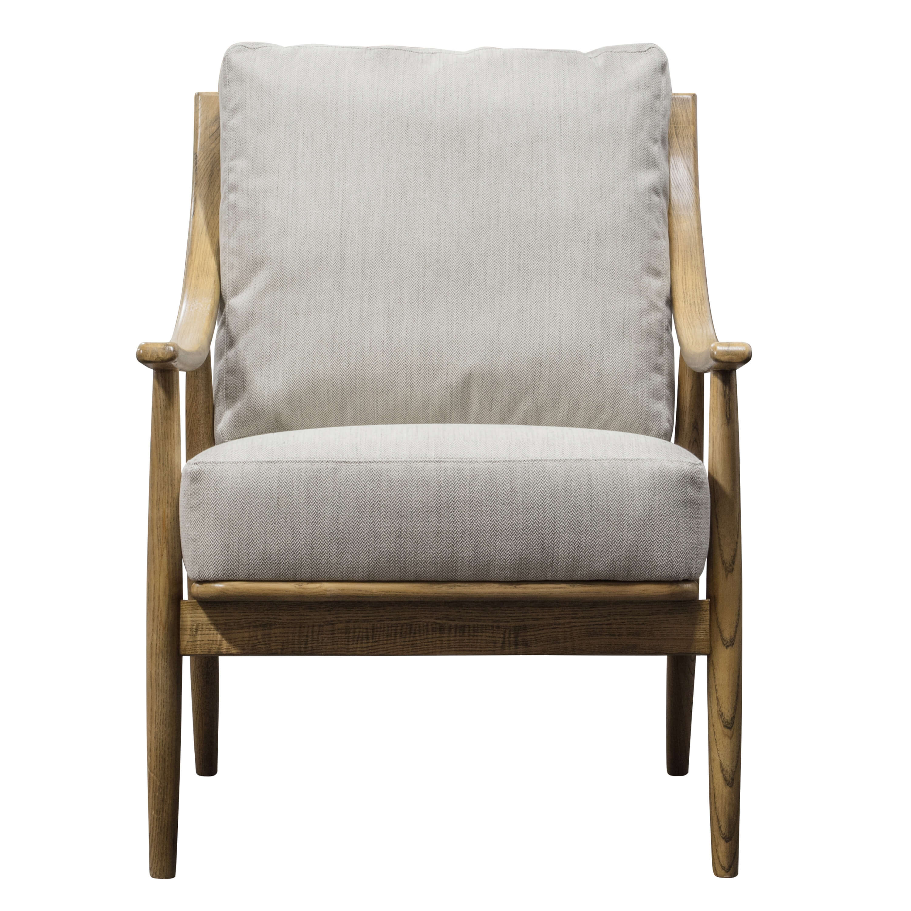 Reliant Armchair Natural Linen 620x830x880mm - WowCornwall