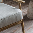 Reliant Armchair Natural Linen 620x830x880mm - WowCornwall