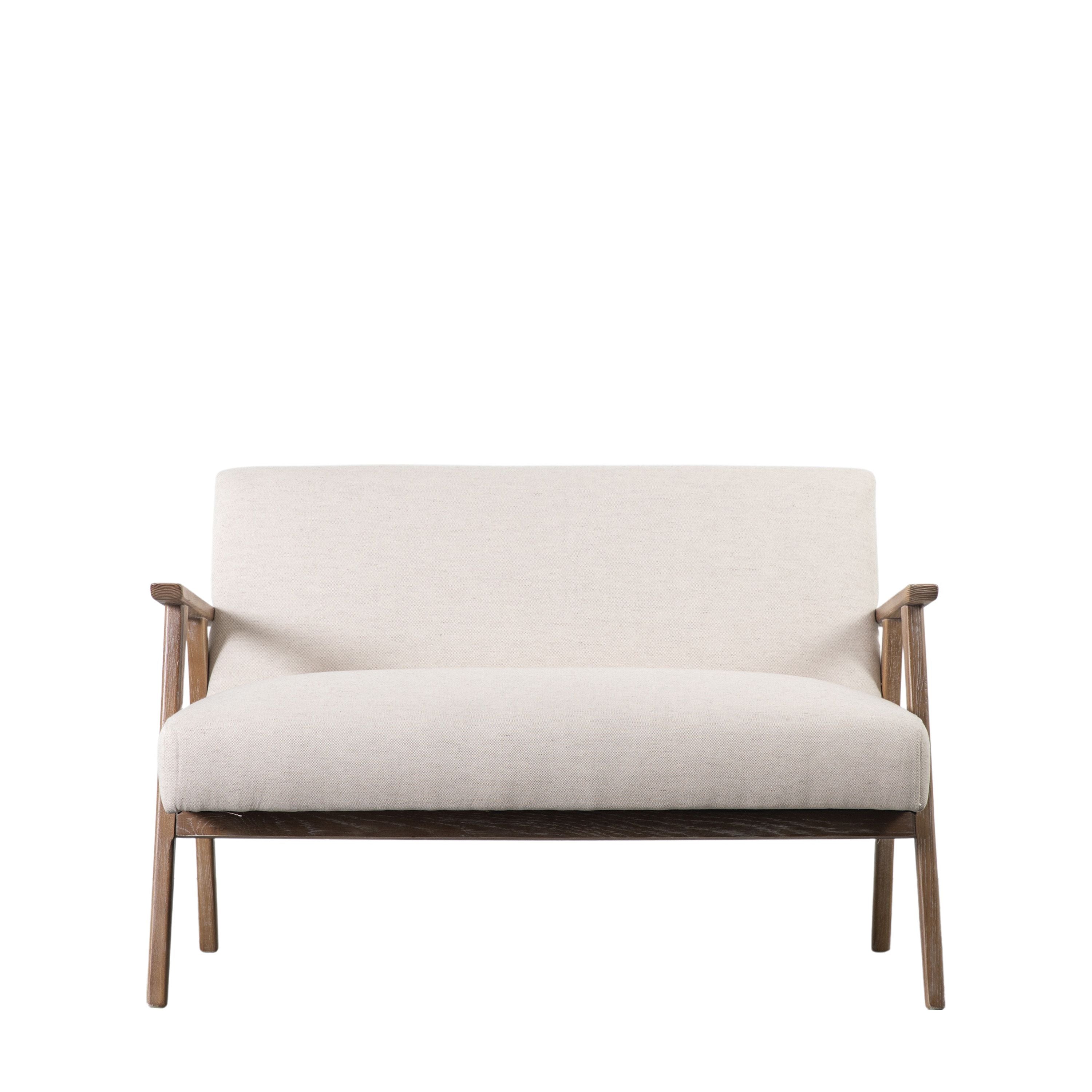 Neyland 2 Seater Sofa Natural Linen - WowCornwall