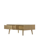 Ives 2 Drawer Coffee Table 1000x650x398mm - WowCornwall