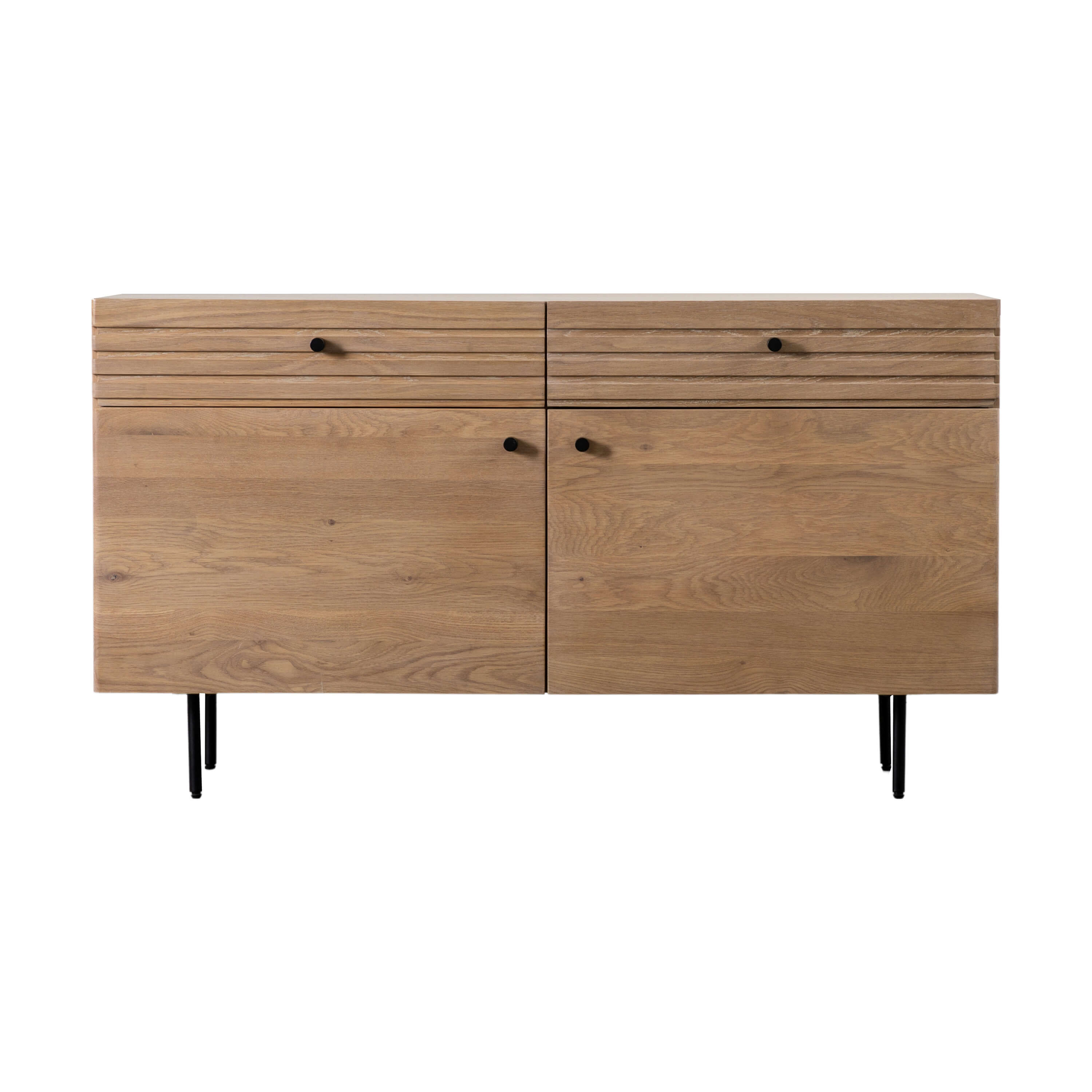 Isaac 2 Drawer 2 Door Sideboard 1310x450x720mm - WowCornwall