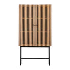 Isaac 2 Door Cocktail Cabinet 860x350x1600mm - WowCornwall