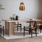 Isaac Dining Table 2000x1000x750mm - WowCornwall