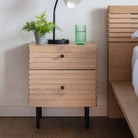 Isaac 2 Drawer Bedside 450x400x550mm - WowCornwall