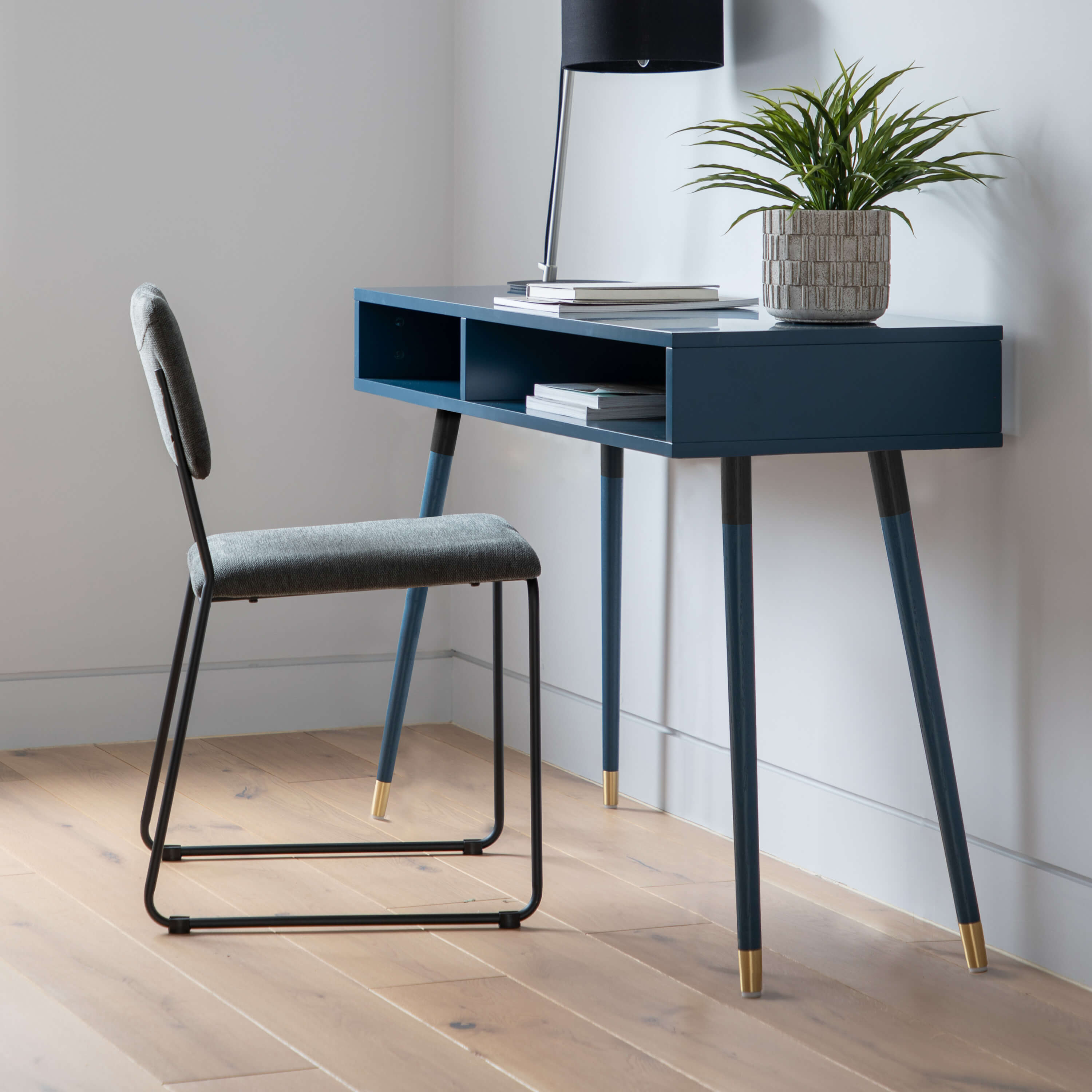 Holbrook Console Table Blue 1100x450x770mm - WowCornwall