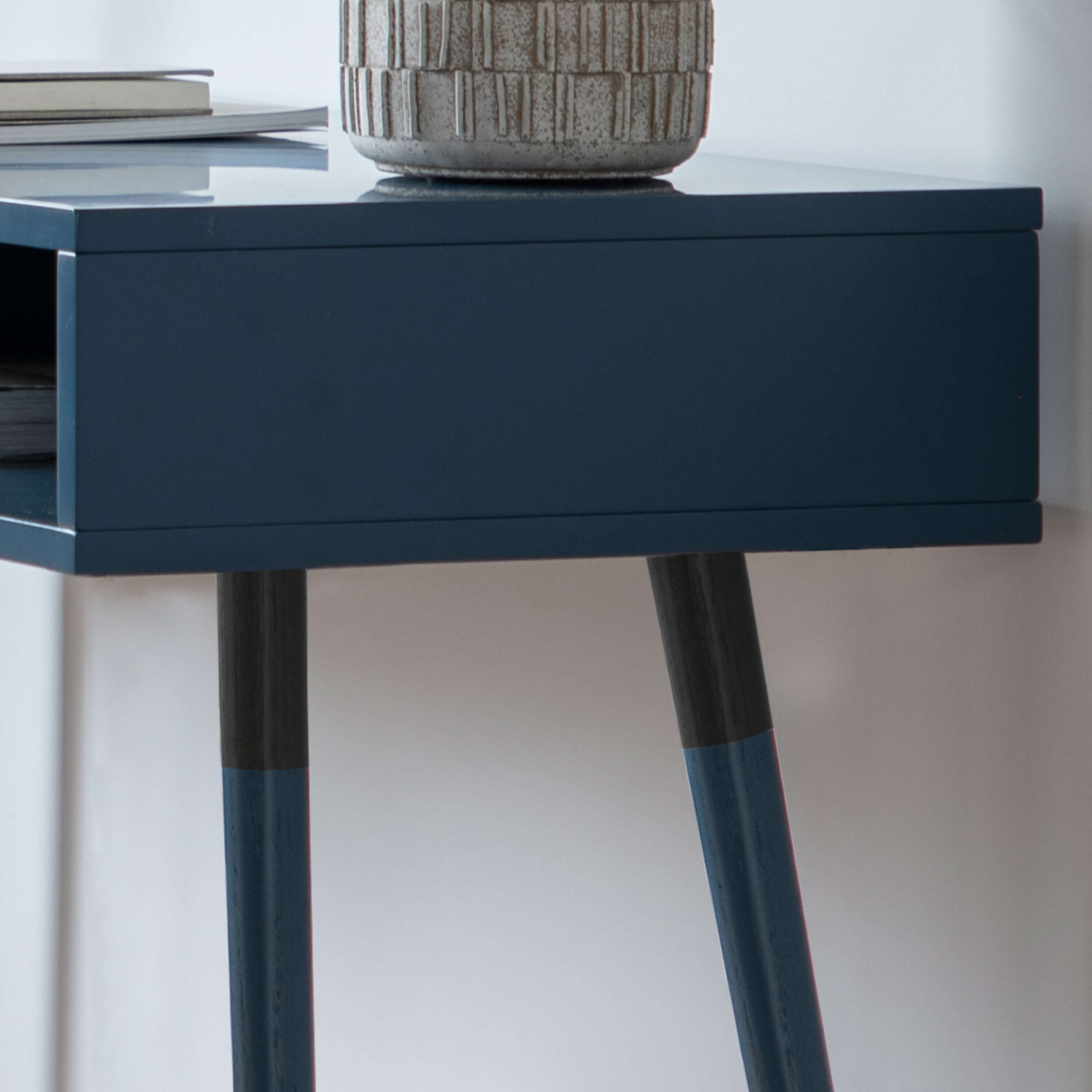 Holbrook Console Table Blue 1100x450x770mm - WowCornwall