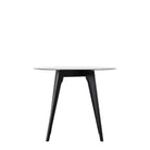 Blair Round Dining Table Black 900x900x750mm - WowCornwall