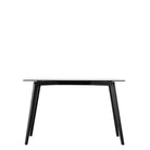 Blair Rectangle Dining Table Black 1200x800x750mm - WowCornwall