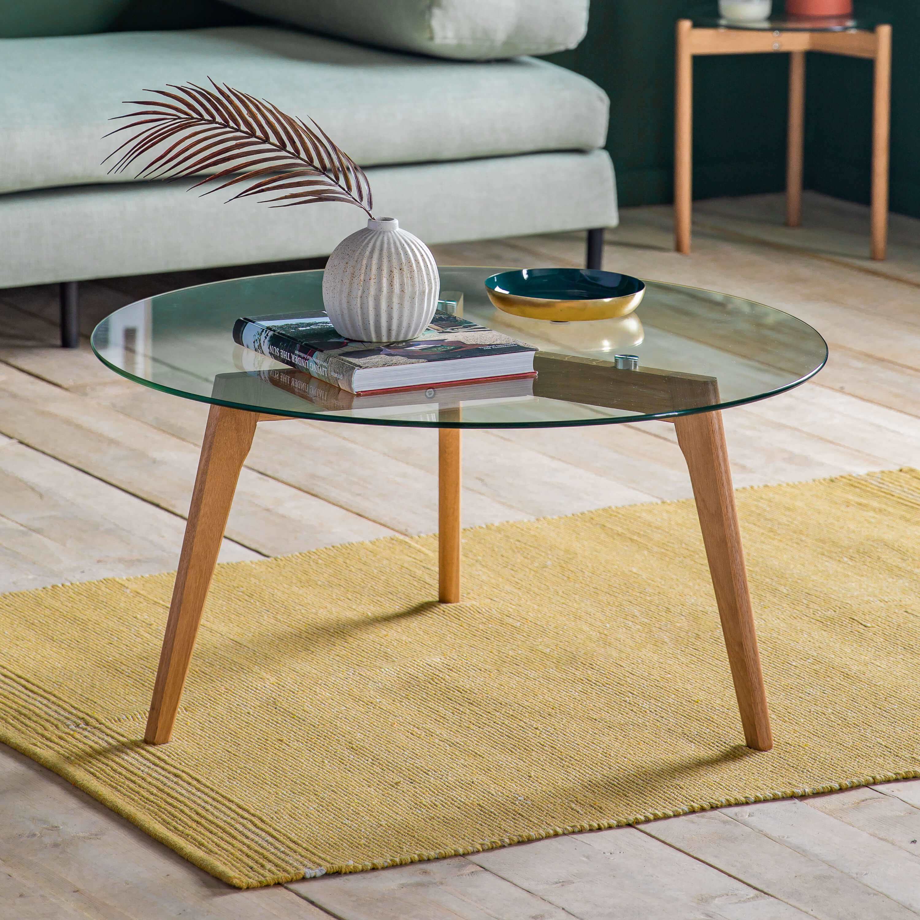 Haven Round Coffee Table Oak