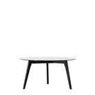 Blair Round Coffee Table Black 900x900x450mm - WowCornwall