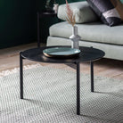 Burley Coffee Table Black 700x700x400mm - WowCornwall