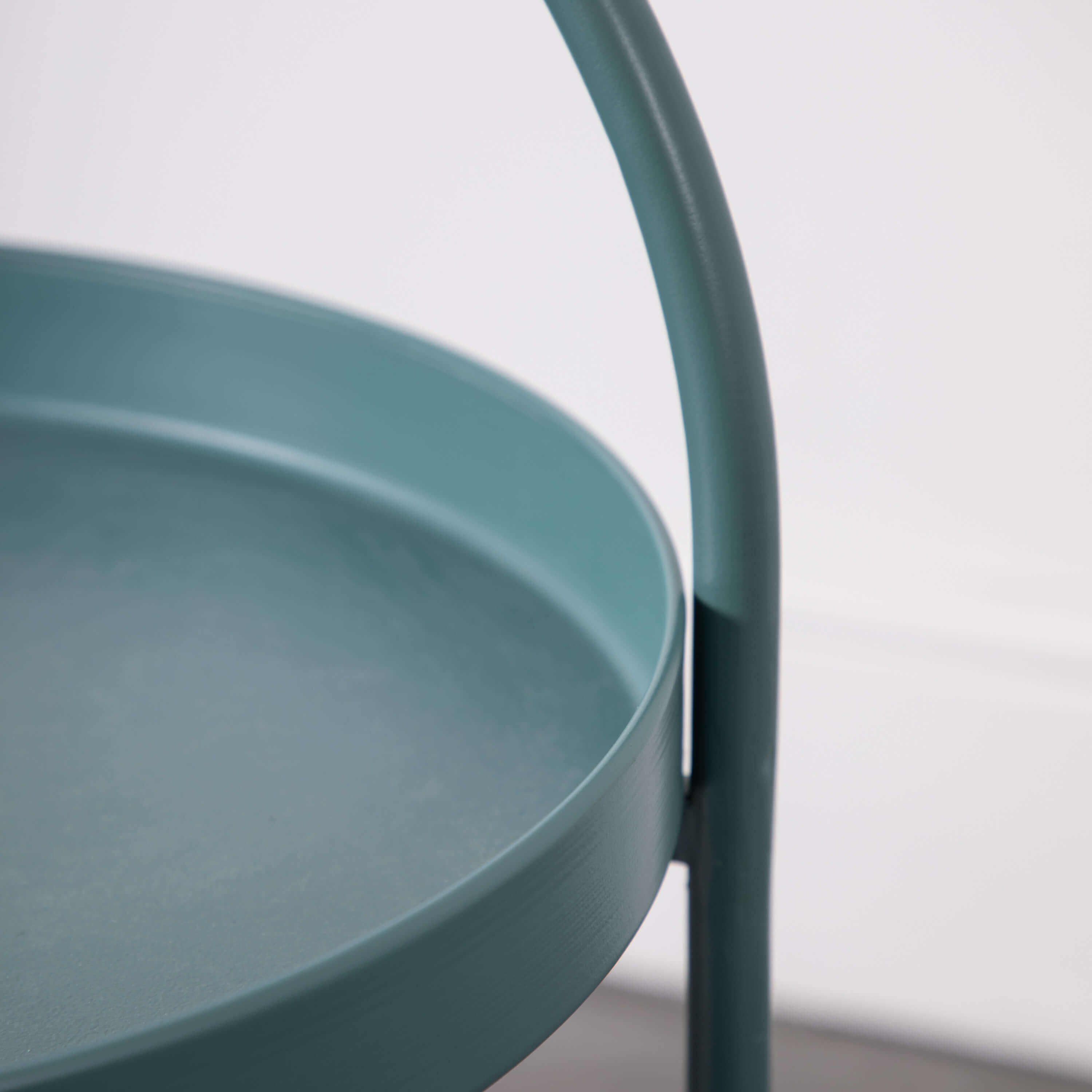 Melbury Side Table Teal 400x400x660mm - WowCornwall