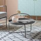 Melbury Coffee Table Grey 650x650x500mm - WowCornwall