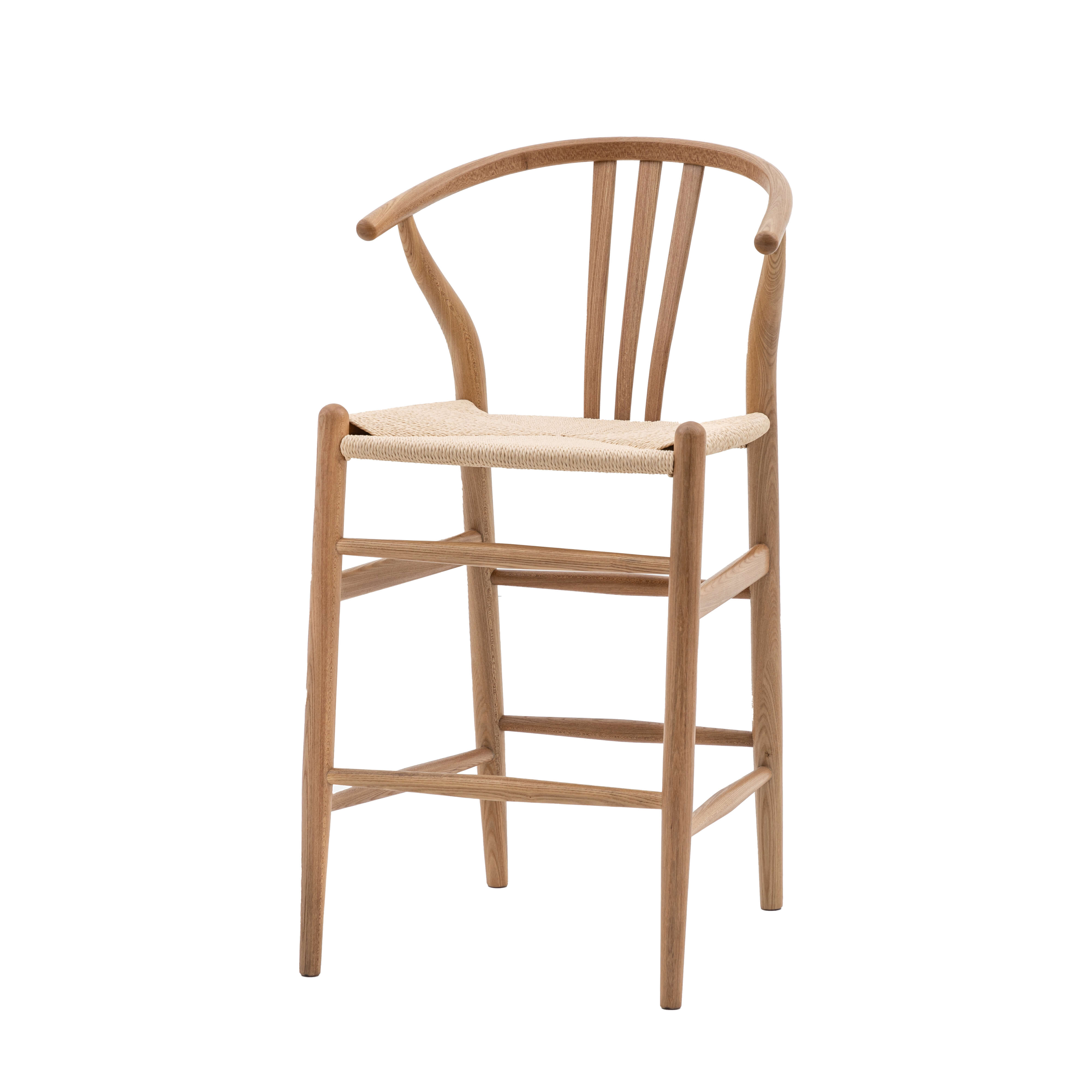 Whitney Bar Stool Natural (2pk) - WowCornwall