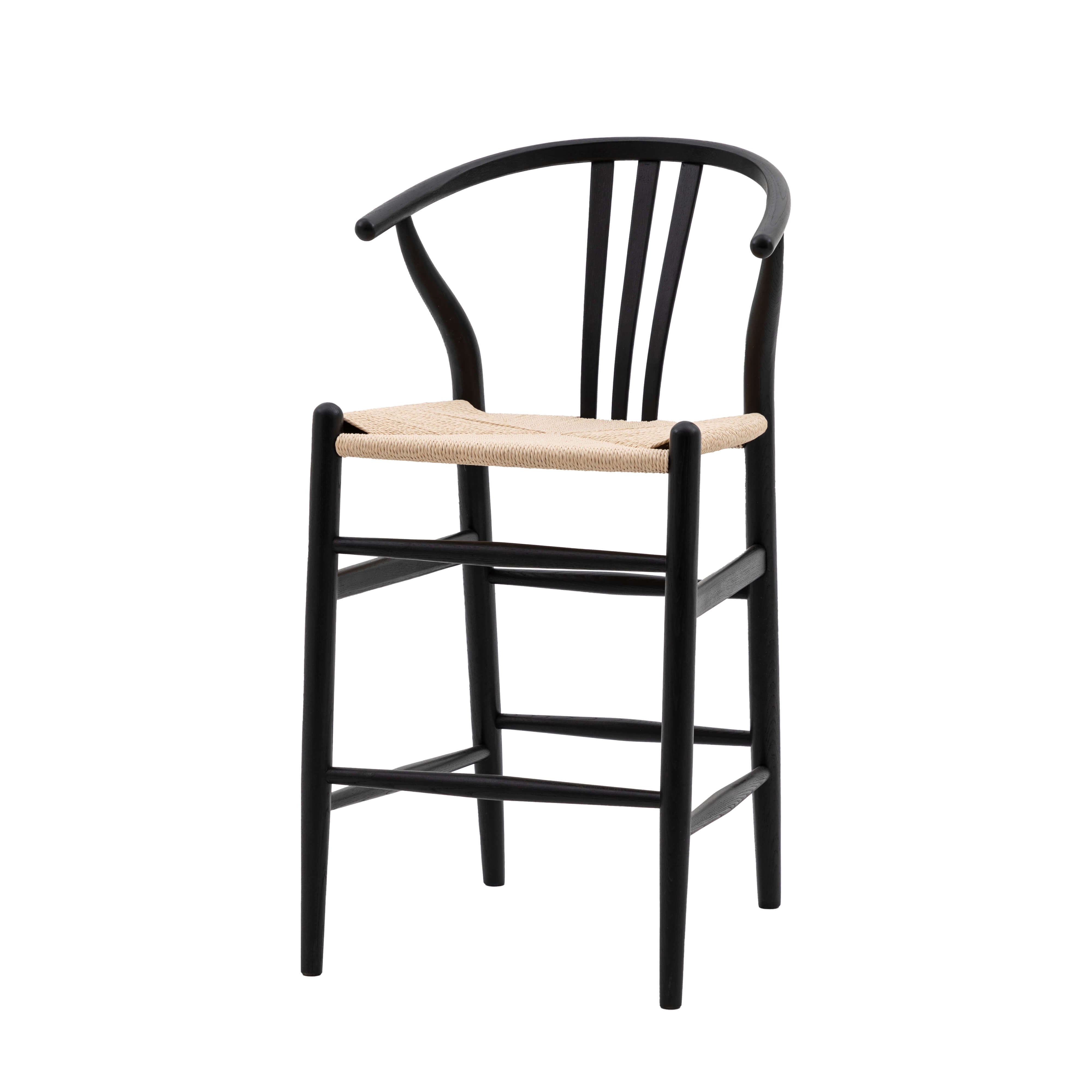 Whitney Bar Stool Black (2pk) - WowCornwall