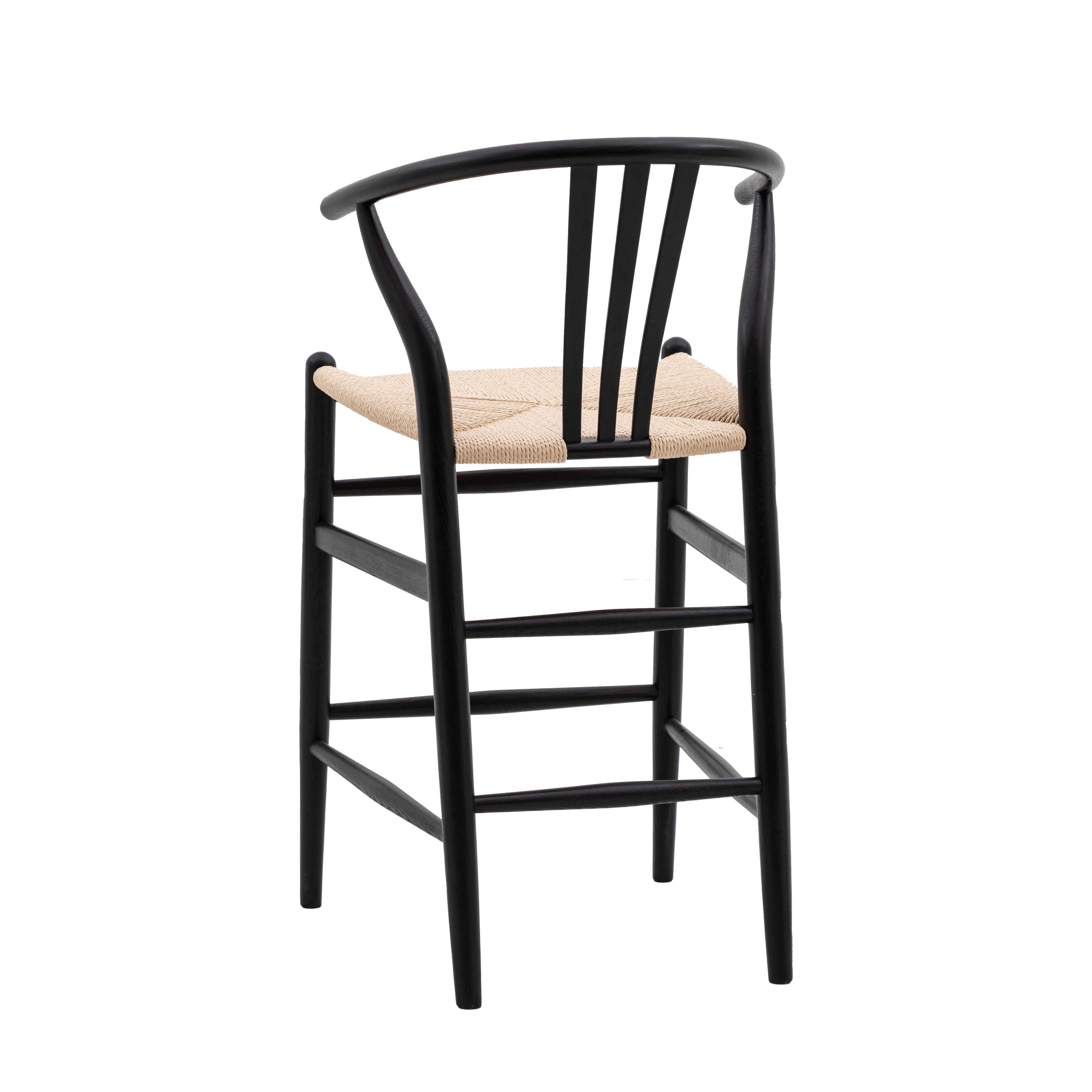 Whitney Bar Stool Black (2pk) - WowCornwall