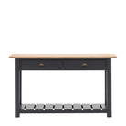 Newlyn 2 Drawer Console Meteor 1400x380x800mm - WowCornwall