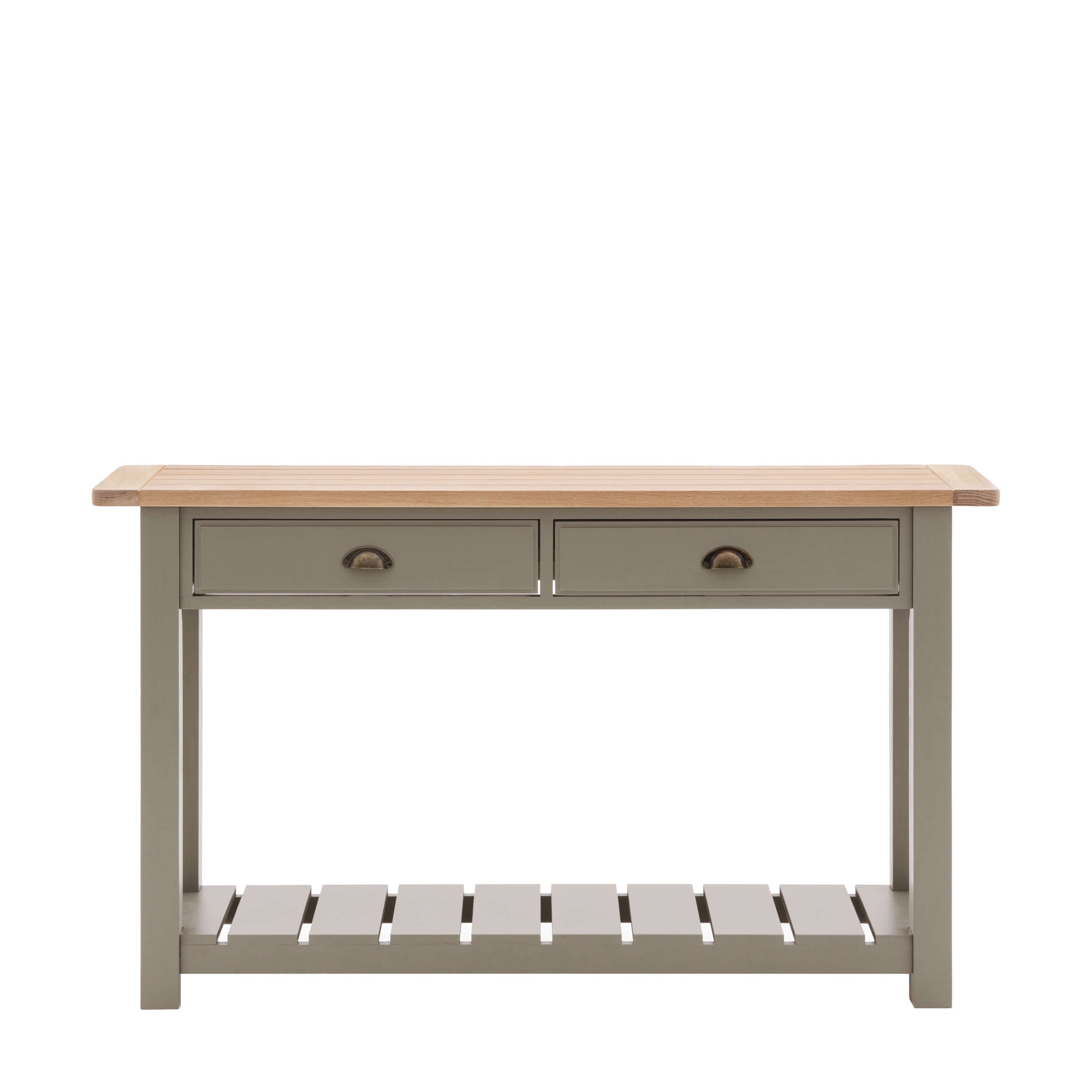 Newlyn 2 Drawer Console Prairie 1400x380x800mm - WowCornwall