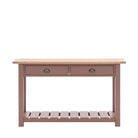 Newlyn 2 Drawer Console Clay 1400x380x800mm - WowCornwall