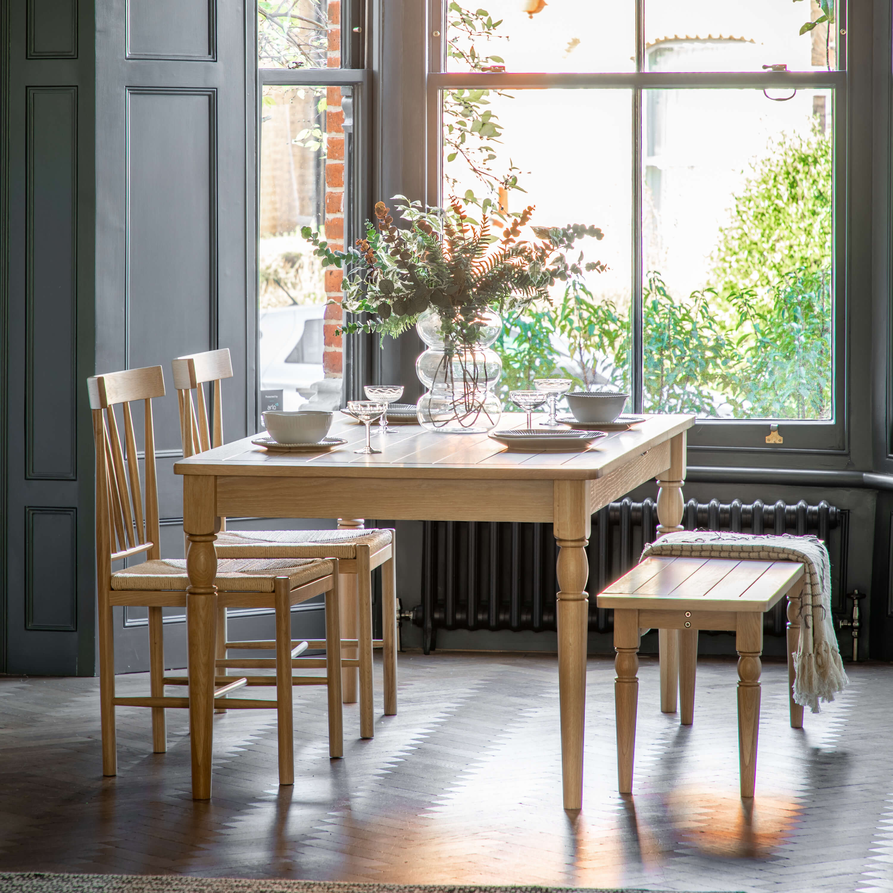 Newlyn Extending Dining Table 1800/2300x950x750mm - WowCornwall