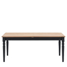 Newlyn Extending Dining Table Meteor 1800/2300x950x750mm - WowCornwall