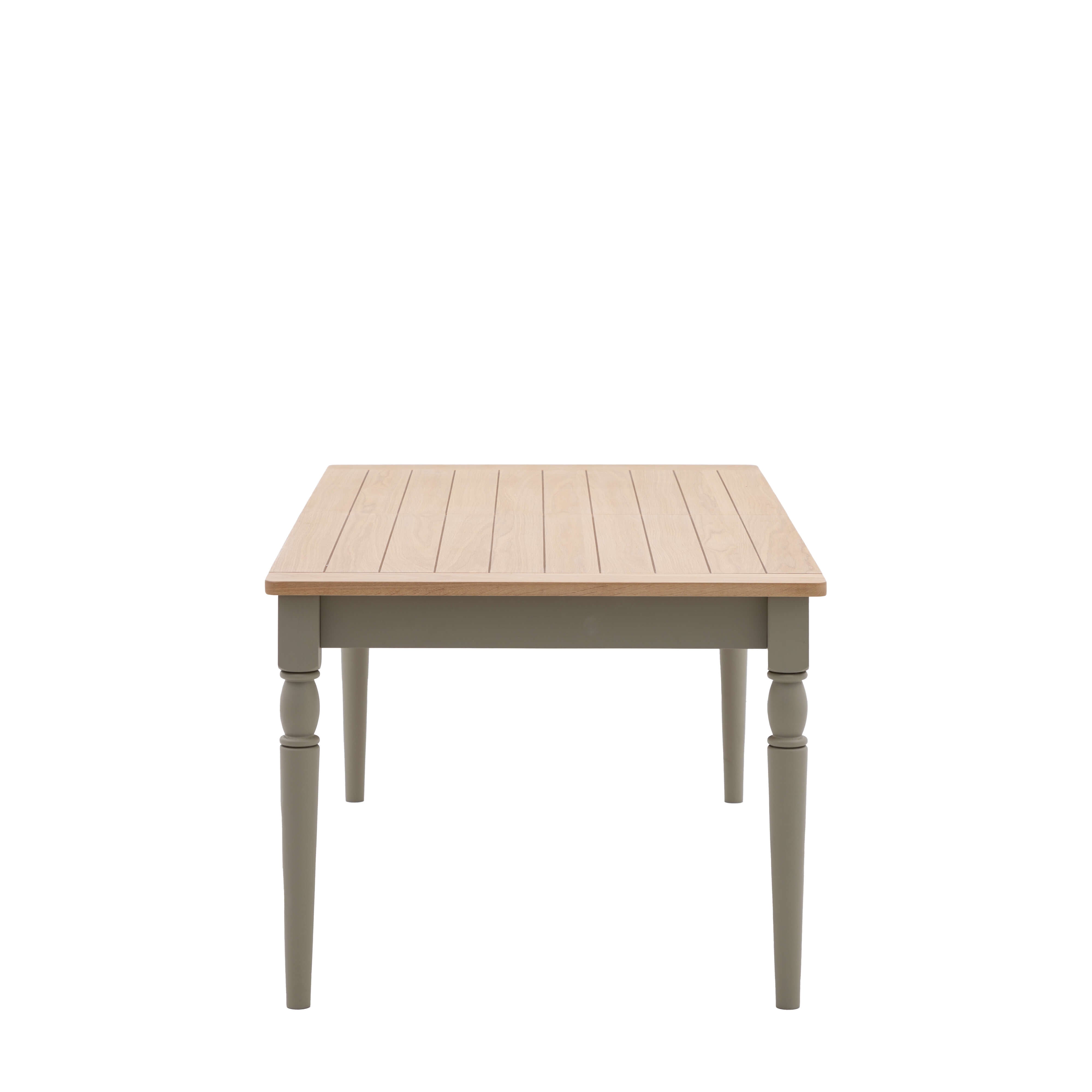 Newlyn Ext Dining Table Prairie 1800/2300x950x750mm - WowCornwall